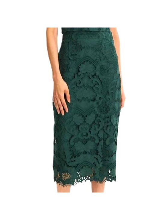 Allison New York Dresses & Skirts - Allison New York Drea Skirt in Pine Green Floral Size 6 New
